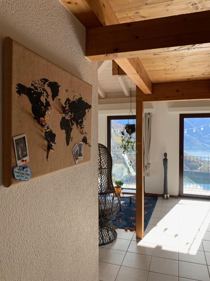 Ca Armonia Luminoso Apt Con Vista Panoramica Mergoscia Bagian luar foto